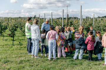 Rondleiding scholen in de boomgaard